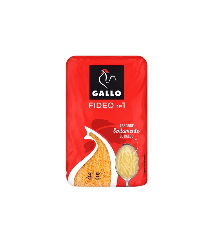 Fideo Nº1 Gallo - Paquete de 450 g