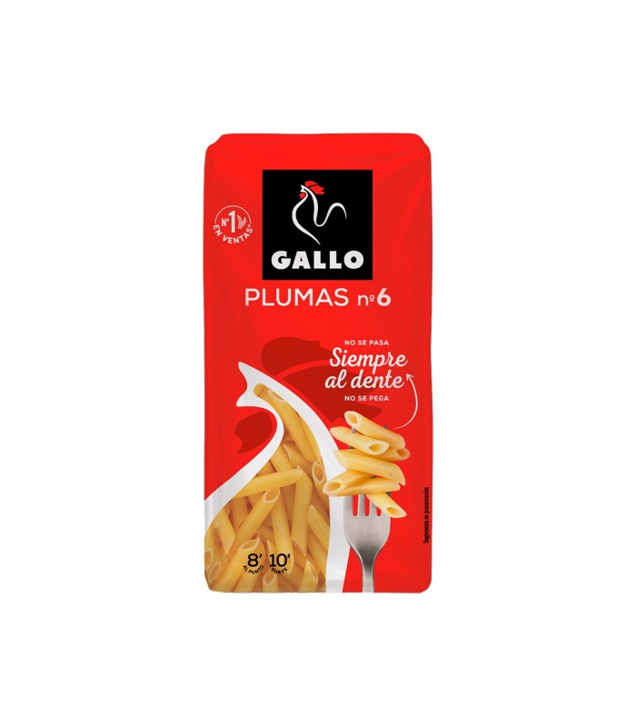 Plumas Nº6 Gallo - Paquete de 450 g