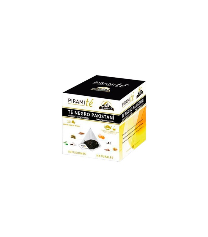 Té negro pakistaní La Barraca PiramiTé - Paquete de 10 bolsitas