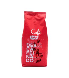 Café en grano descafeinado Loriga - Paquete de 1 kg