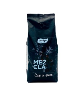 Café en grano mezcla 80-20 Loriga - Paquete de 1 kg