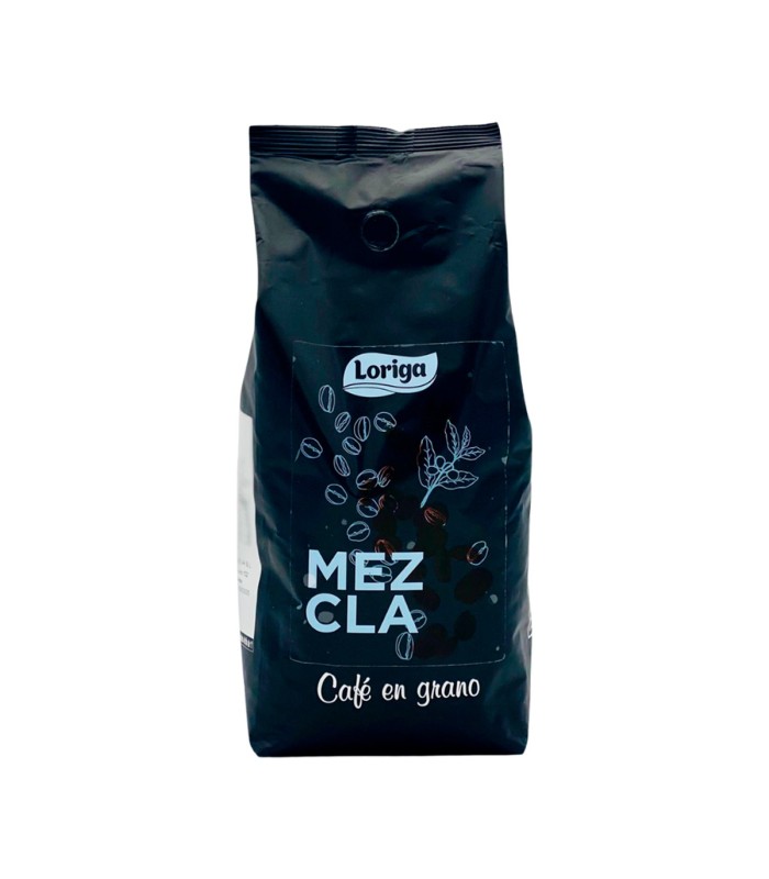 Café en grano mezcla 80-20 Loriga - Paquete de 1 kg