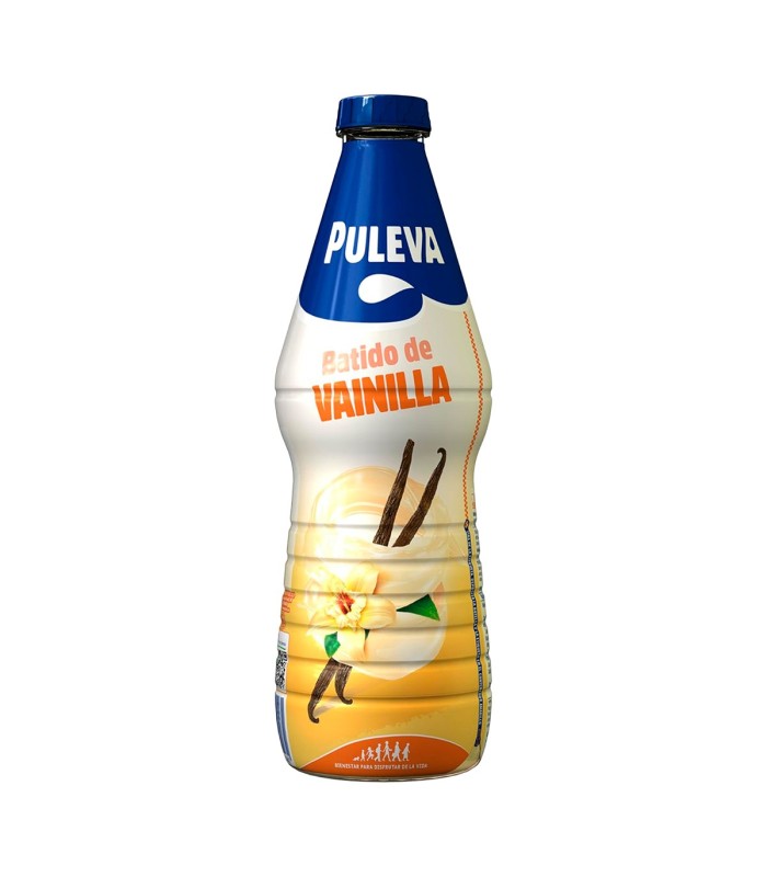 Batido de vainilla Puleva - 1 L - Caja de 6 botellas