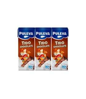 Batido de chocolate Puleva - 200 ml - Caja de 5 packs de 6 briks