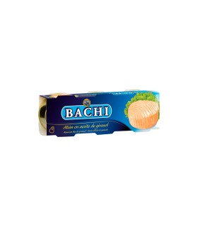 Atún en aceite de girasol Bachi 85 g - Pack de 3 latas