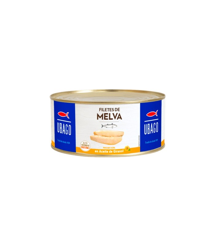 Filetes de melva en aceite de girasol Ubago - Lata de 950 g
