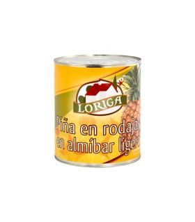 Piña en almíbar Loriga - Lata de 3 kg