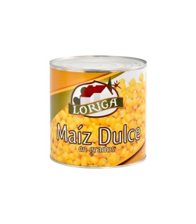 Maíz dulce en granos Loriga - Lata de 3 kg