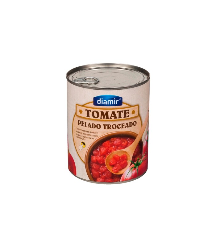 Tomate pelado troceado Diamir - Lata de 780 g