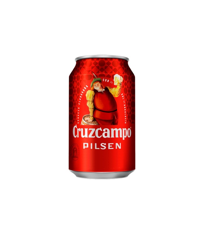 Cerveza Cruzcampo - 330 ml - Caja de 24 latas