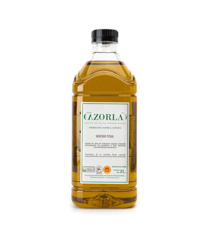 Aceite de oliva Aceites Cazorla | Picual - 2 L - Botella
