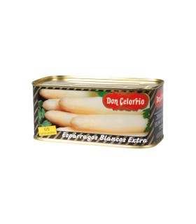 Espárragos blancos extra gruesos Don Celorrio - Lata de 1 kg con 6/9 piezas