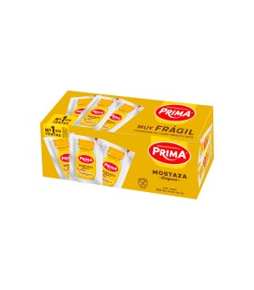 Mostaza monodosis Prima 4 g - Caja de 180 sobres