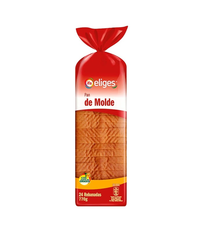 Pan de molde IFA Eliges - Bolsa de 770 g con 24 rebanadas