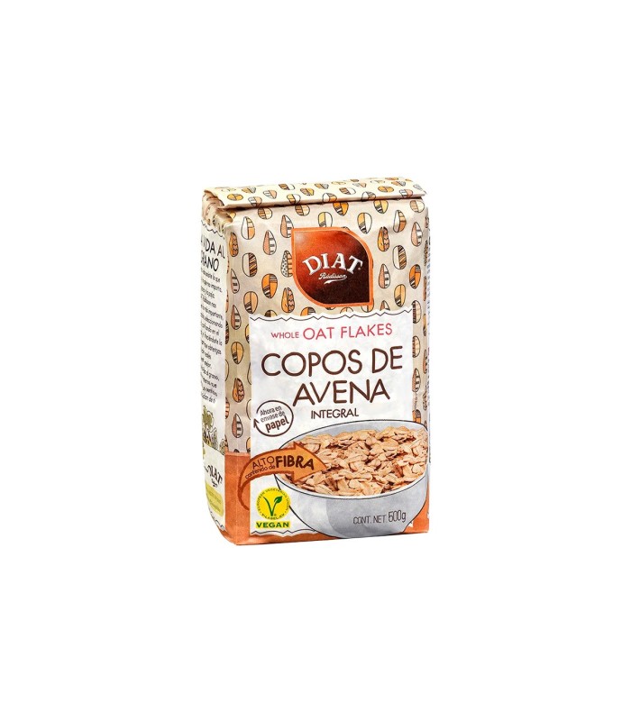 Copos de avena integral Diat - Paquete de 500 g