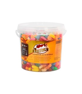 Gominolas surtidas Loriga - Cubo de 3 kg