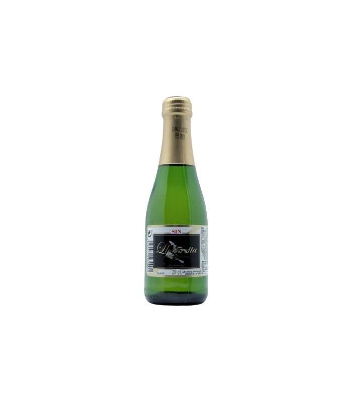 Cava sin alcohol Lloberetta Benjamín - Botella de 200 ml