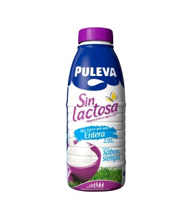 Leche sin lactosa entera Puleva - 1 L - Caja de 6 botellas
