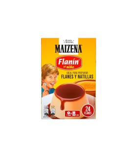 Preparado para flanes y natillas Maizena Flanín el Niño - Paquete con 6 sobres de 32 g (24 flanes)