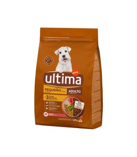 Pienso con buey para perros pequeños adultos Ultima - Saco de 1,5 kg