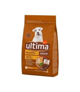 Pienso con pollo para perros pequeños adultos Ultima - Saco de 1,5 kg