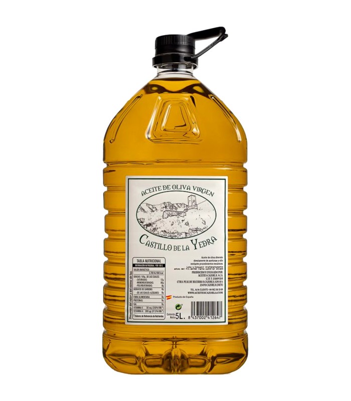 Aceite de oliva Castillo de la Yedra | Picual - 5 L - Garrafa
