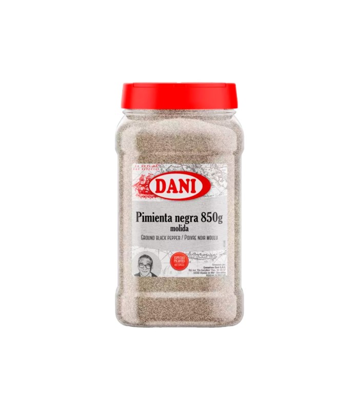 Pimienta negra molida Dani - Bote de 850 g