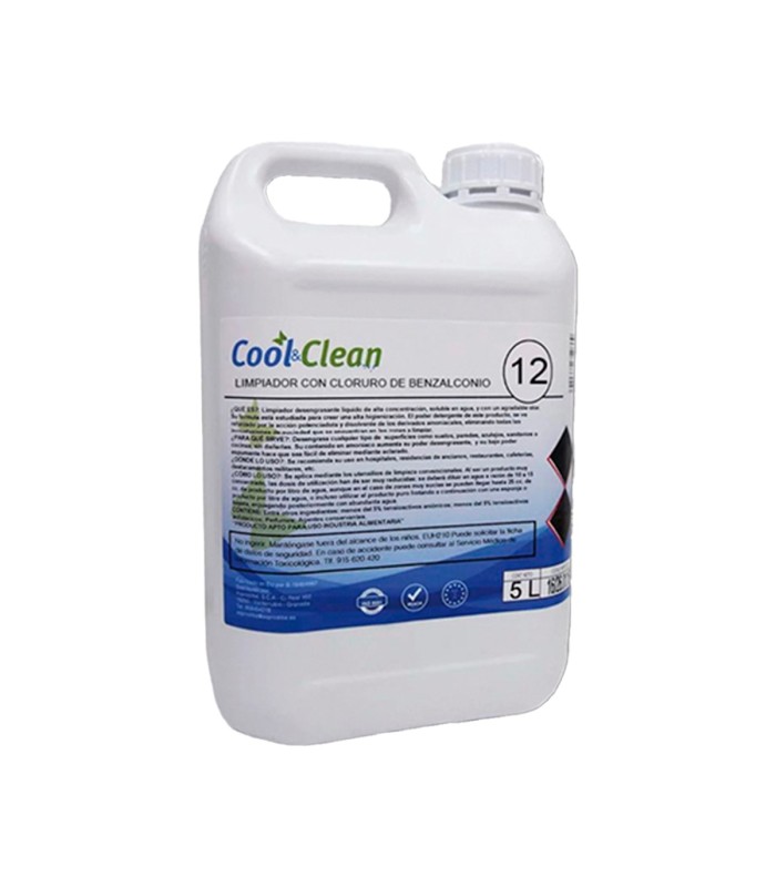 Limpiador con cloruro de benzalconio Cool & Clean - Garrafa de 5 L