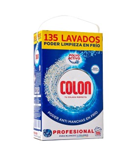 Detergente en polvo Colon Profesional 135 lavados - Caja de 7 kg