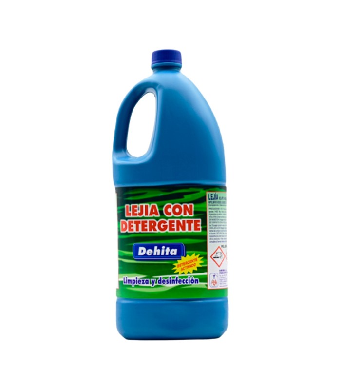 Lejía con detergente Hifersa Dehita - Garrafa de 2 L
