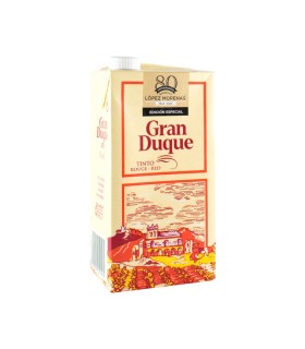 Vino tinto Gran Duque - 1 L - Caja 12 briks