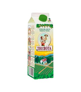 Vino blanco Tío de la Bota - 1 L - Caja de 12 briks