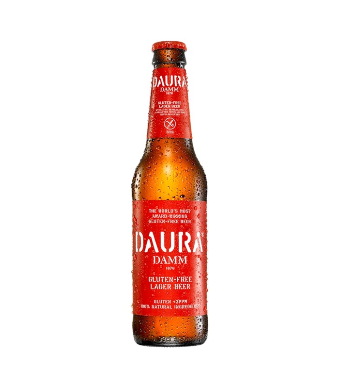 Cerveza sin gluten Daura - 330 ml - Caja retornable de 24 botellas