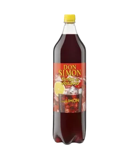 Tinto de verano Don Simón | Sabor Limón - 1,5 L - Caja de 6 botellas
