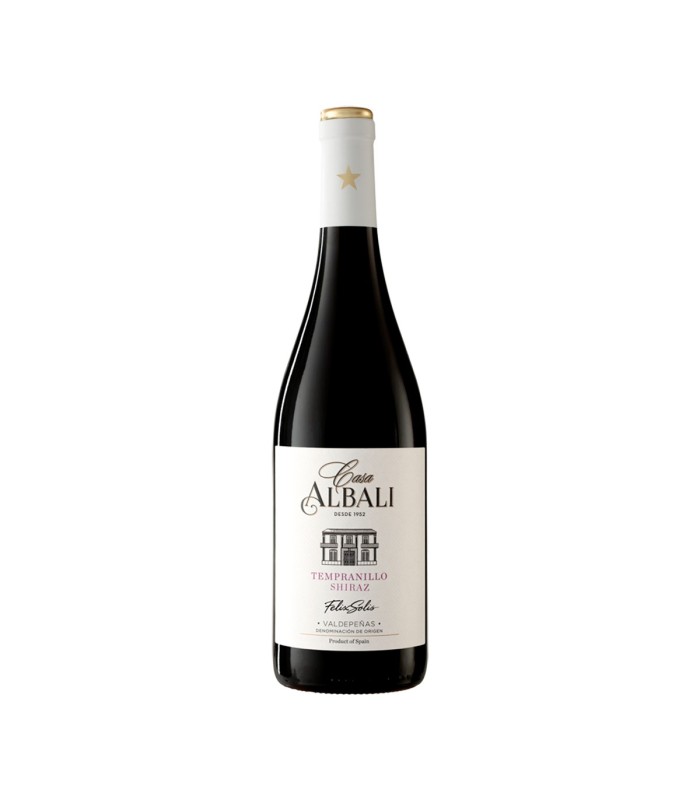 Vino tinto Casa Albali Tempranillo-Shiraz | D.O. Valdepeñas - 750 ml - Botella