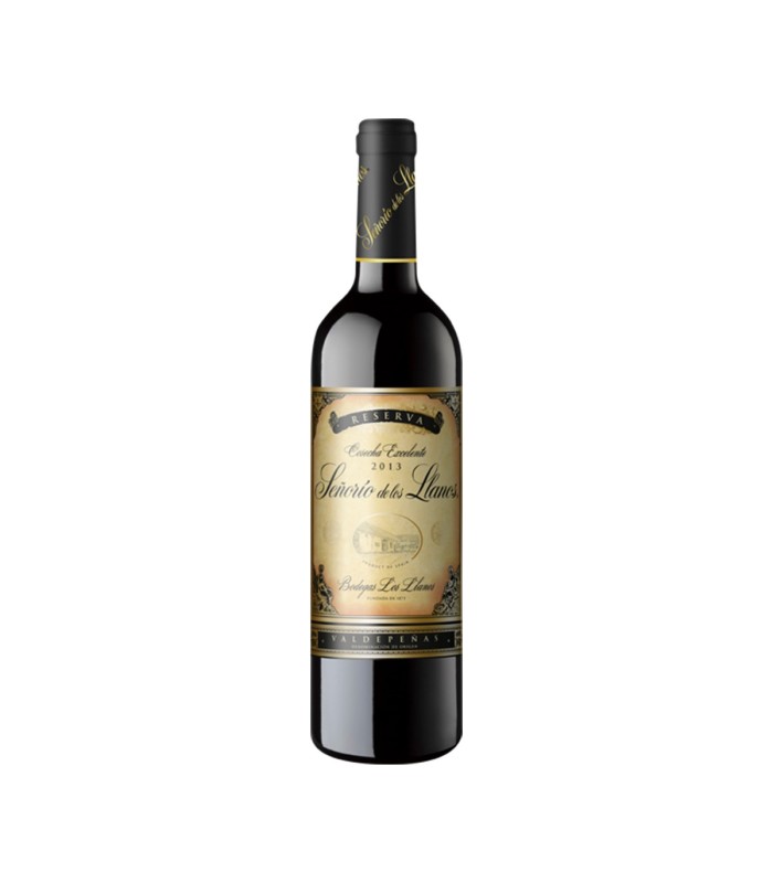 Vino tinto Señorío de los Llanos | Reserva | D.O. Valdepeñas - 750 ml - Botella
