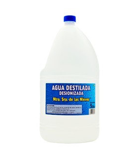 Agua destilada desionizada Ntra. Sra. de las Nieves - 5 L - Garrafa