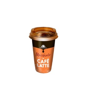 Café frío Barbacana | Latte macchiato  - 250 ml - Caja de 10 vasos