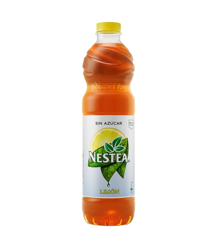 Refresco de té Nestea | Sabor limón | Sin azúcar - 1,5 L - Caja de 6 botellas