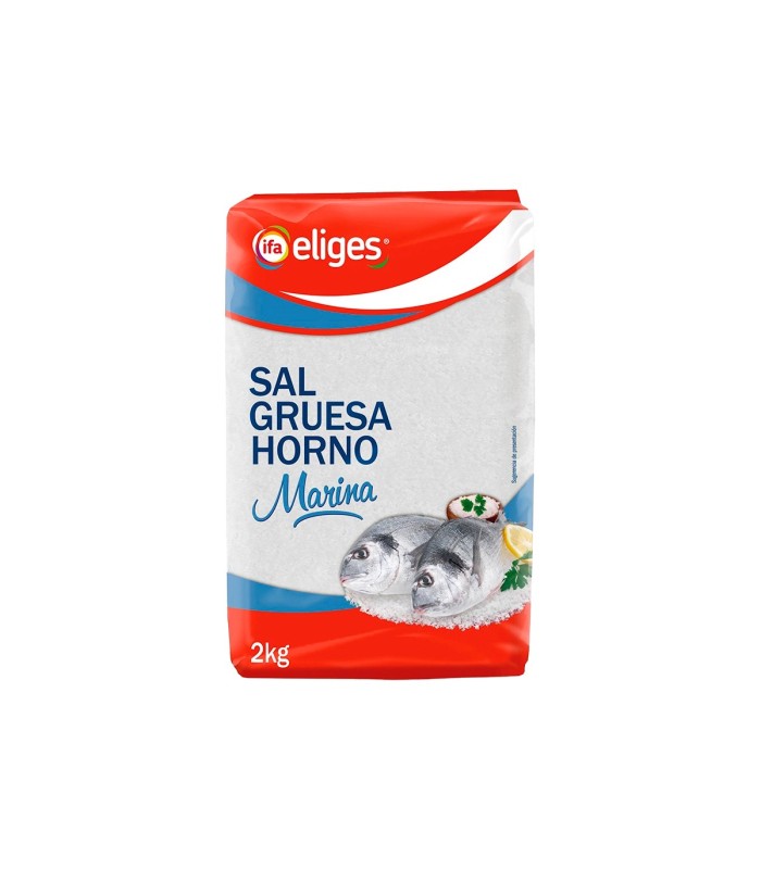 Sal marina gruesa horno IFA Eliges - 2 kg - Bolsa