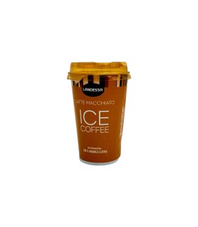 Café frío Landessa | Latte macchiato - 230 ml - Caja de 10 vasos