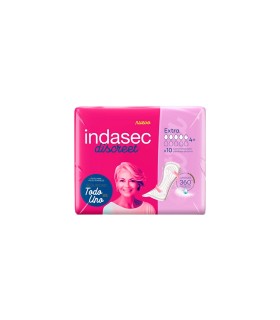 Compresas Indasec Discreet Extra - 10 unidades