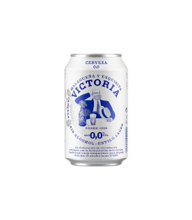 Cerveza sin alcohol Victoria 0,0% - 330 ml - Caja de 24 latas