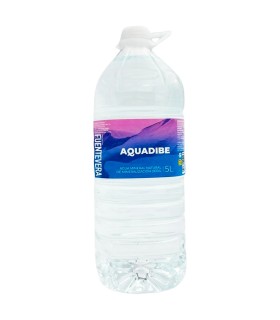 Agua mineral Aquadibe (Fuentevera) - 5 L - Caja de 2 garrafas