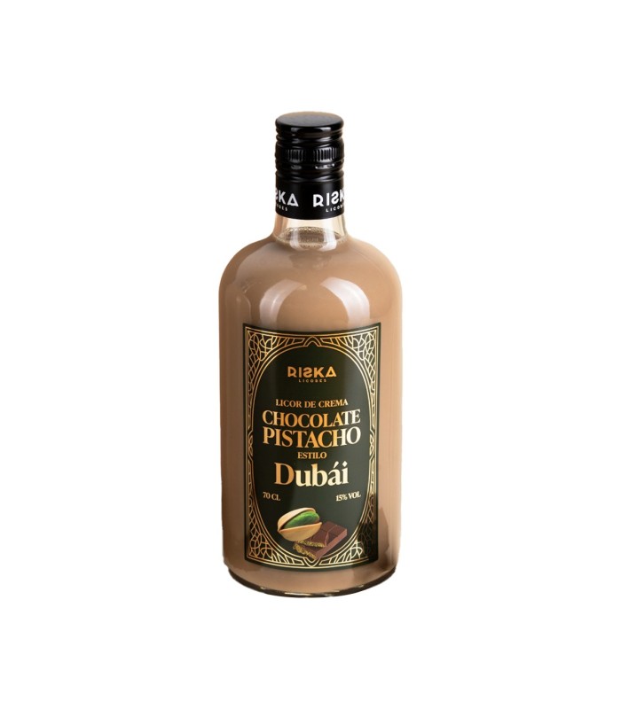 Licor de crema de chocolate pistacho estilo Dubái Riska - 700 ml