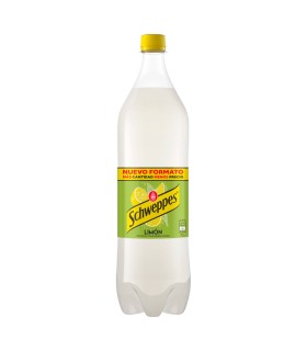Refresco Schweppes Limón - 1,5 L - Caja de 6 botellas