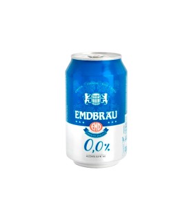 Cerveza sin alcohol Emdbrau 0,0% - 330 ml - Caja de 12 latas