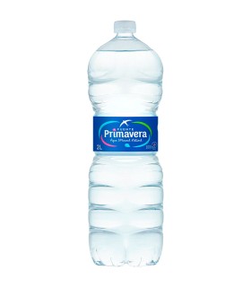 Agua mineral Fuente Primavera - 2 L - Caja de 6 botellas