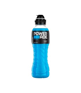 Bebida isotónica Powerade Ice Storm - 500 ml - Caja de 12 botellas