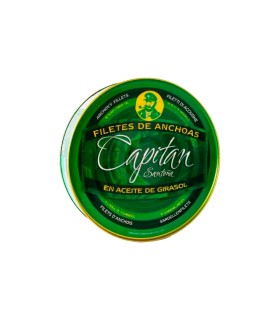 Filetes de anchoa en aceite de girasol Capitán Santoña - 550 g